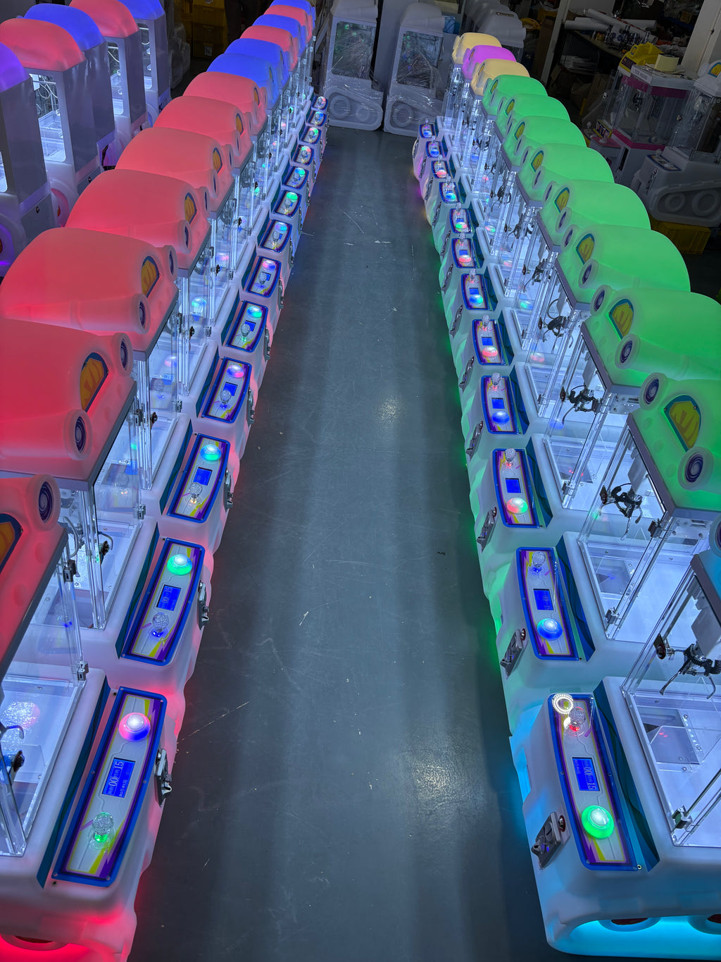 Deluxe Colorful Boutique Doll Grabbing Machine Small Household Mini Clip Doll Machine Children's Commercial Clip Candy