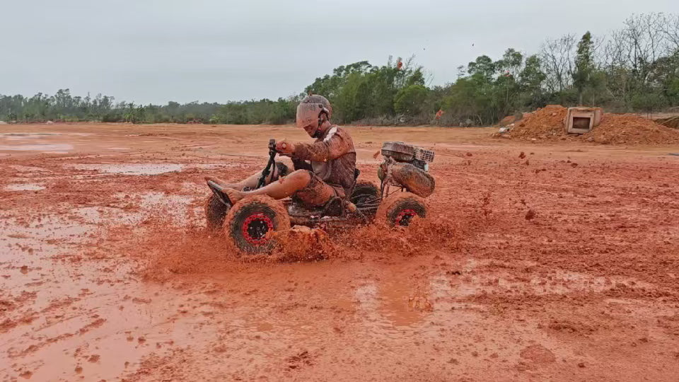 Internet celebrity off-road go-karting, four-wheeled motorcycles, ATVs, adult gasoline outdoor all-terrain drifting children's motorcycles